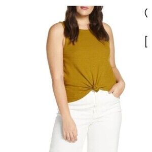 Madewell Audio Knot Tank Top Size S